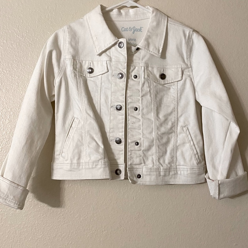 White Denim Jacket
